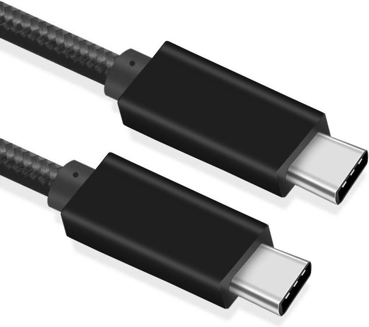 Allteq USB-C Kabel – 0,5 Meter 10 Gbps 100W – UC-105-B-0.5